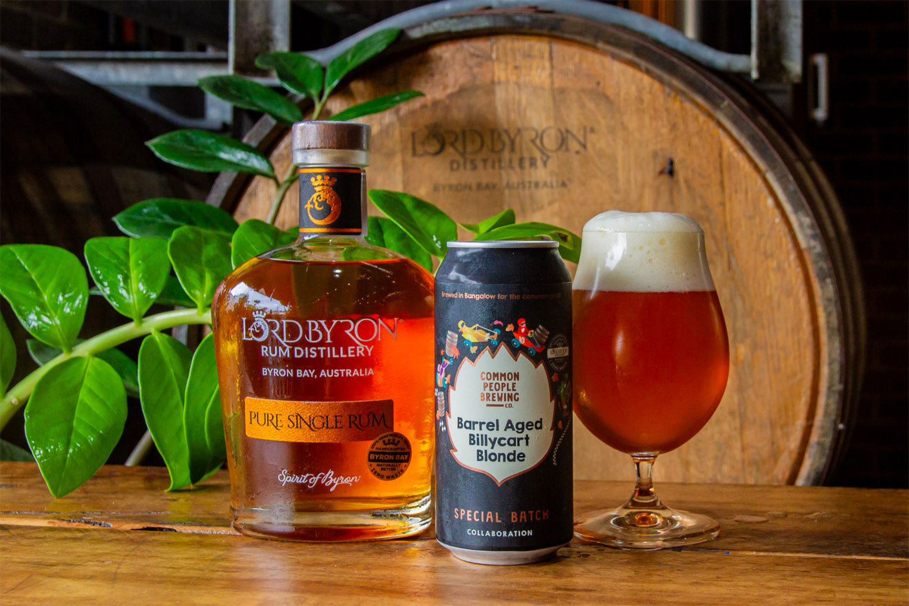Barrel Aged Billycart Blonde on tap!