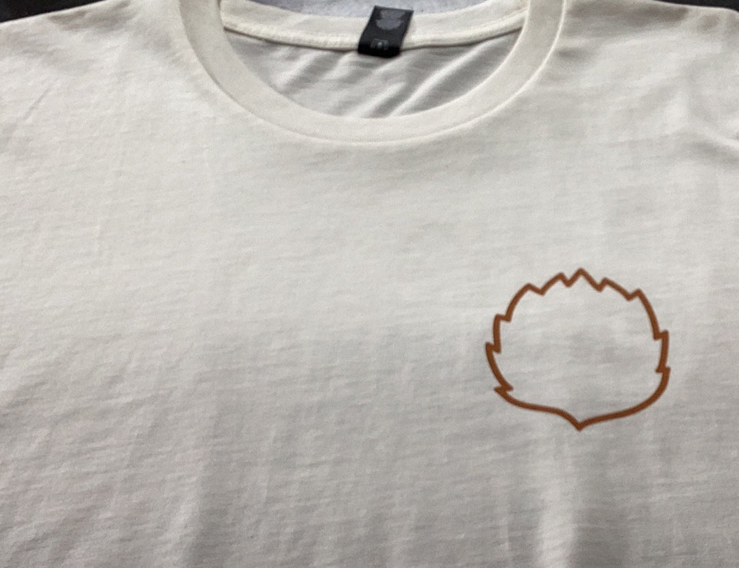 Unisex T-Shirt - Cream Hop Logo